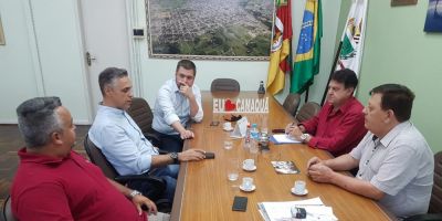 Executivo de Camaquã reúne-se com representantes do Sebrae/RS