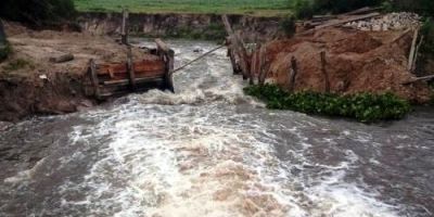 Ponte no interior de Tapes está interrompida