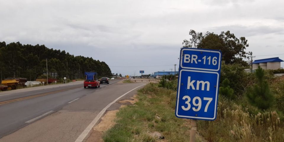 Média de 14,3 veículos passam por minuto na BR-116, em Camaquã, na tarde desta terça-feira (18)