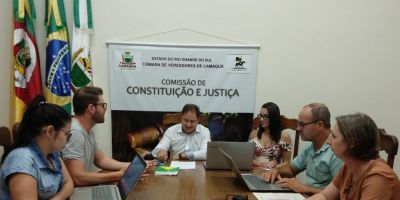 CCJ aprova três projetos de lei e uma emenda supressiva em Camaquã