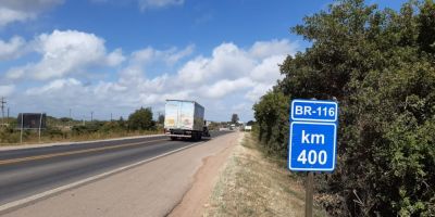 Média de 23 veículos passam por minuto na BR-116, em Camaquã, na manhã desta quarta-feira (26)