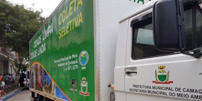 Somente caminhões com logo da Coleta Seletiva estão regularizados em Camaquã