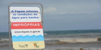 Praias de Arambaré, Camping dos Pinheirais de Tapes e Ondinas e Barrinha de SLS estão impróprias para banho