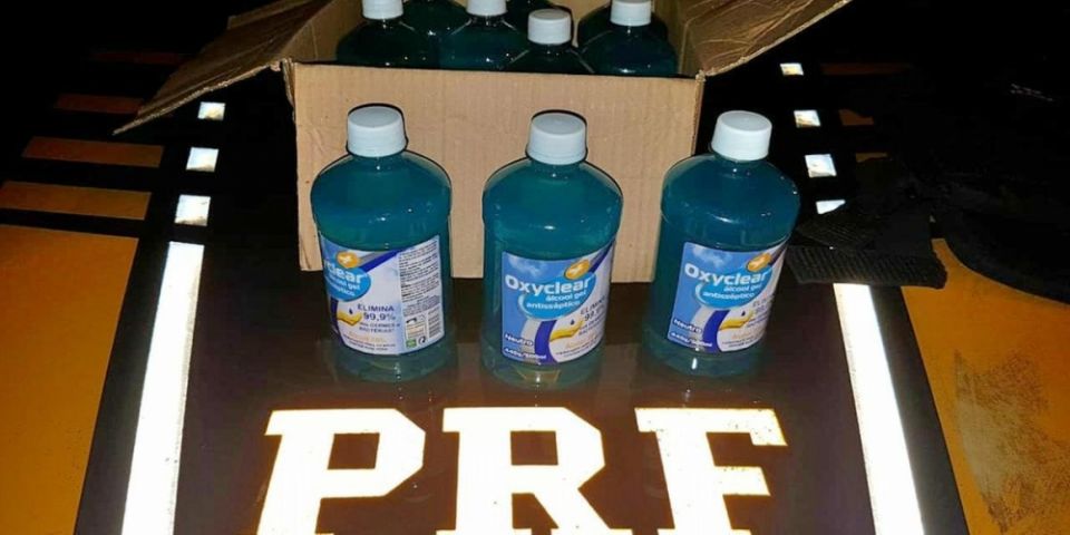 Comercialização de álcool gel falsificado é descoberta pela PRF em Osório