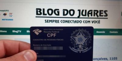 Contribuintes de qualquer idade poderão realizar inscrição no CPF gratuitamente por e-mail