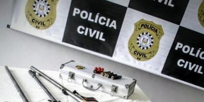 Jovem é preso por posse irregular de arma de fogo em Dom Feliciano