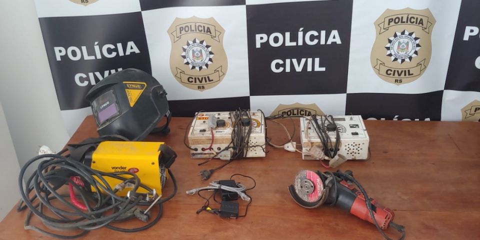 Polícia Civil recupera objetos furtados no interior de Camaquã