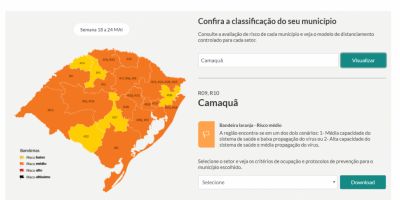 Camaquã e região seguem na bandeira laranja na segunda rodada do distanciamento social controlado