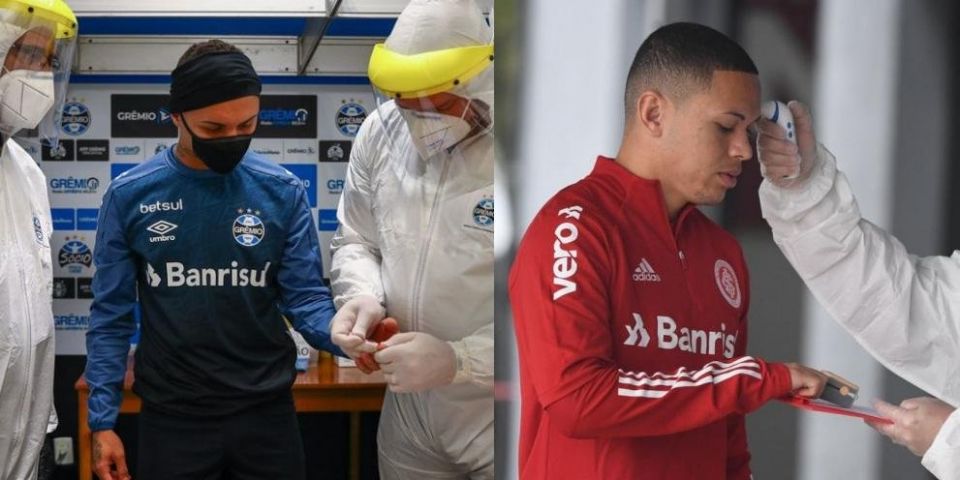 Inter e Grêmio passarão por novos testes para detectar a Covid-19