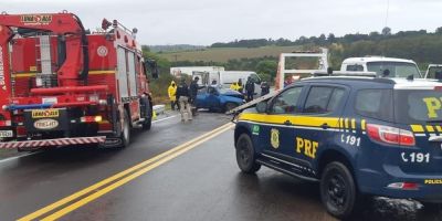 Acidente de trânsito mata duas pessoas na BR 285, em Passo Fundo