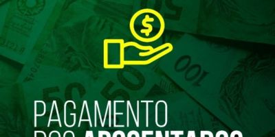 Benefícios de aposentados e pensionistas do município será pago dia 25