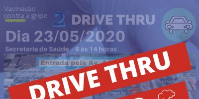 2º Drive Thru de vacinação contra a gripe é adiado em Camaquã 