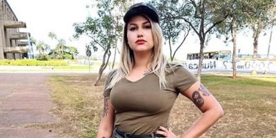 Sara Winter, líder do grupo 300 do Brasil, é presa pela Polícia Federal em Brasília