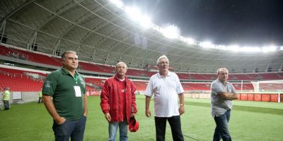 Beto Grill acompanha segundo evento-teste do estádio Beira-Rio