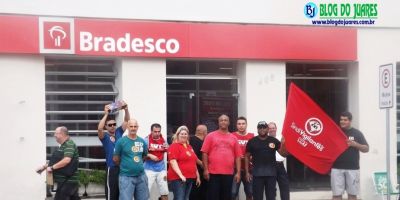 Cresce a greve dos vigilantes bancários em Camaquã