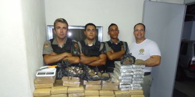 Brigada Militar apreende cerca de 100 quilos de maconha em Rio Grande