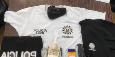 Camaquense se passando por policial civil é preso em Mostardas