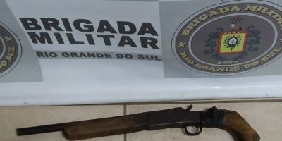 Brigada Militar efetua prisão por porte ilegal de arma de fogo em Camaquã