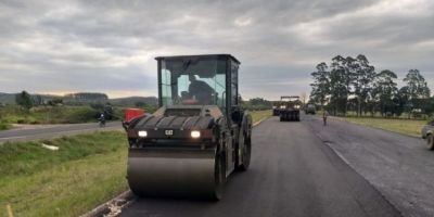 Obras de duplicação da BR-116, em Cristal, serão retomadas na segunda-feira 