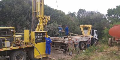 Prefeitura de Camaquã inicia abertura de mais um poço artesiano no interior do município