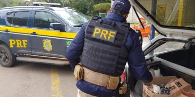 PRF apreende 150 kg de ágatas e ametistas trazidas do Uruguai