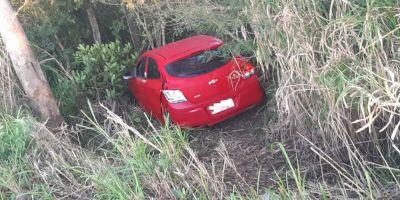 PRF é chamada para atender acidente e recupera veículo roubado em Sentinela do Sul