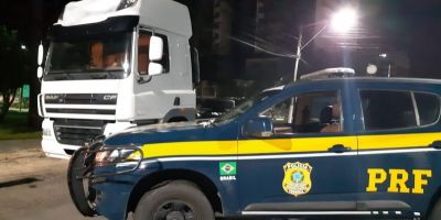 PRF recupera caminhão furtado avaliado em meio milhão de reais no RS