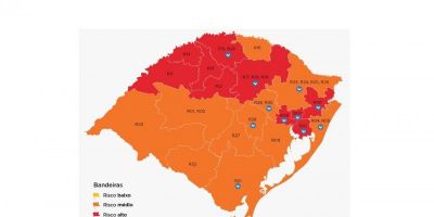 Região de Camaquã permanece na bandeira laranja no mapa preliminar do Distanciamento Controlado