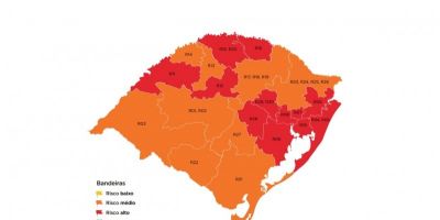 Região de Camaquã volta para a bandeira vermelha no mapa preliminar do Distanciamento Controlado