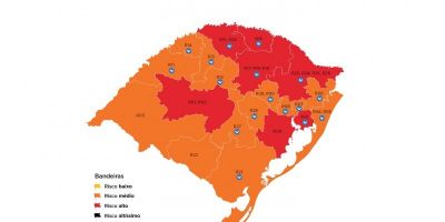 Estado classifica região de Camaquã com de alto risco de contágio pela covid-19