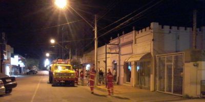 Tabacaria é incendiada no centro de Tapes