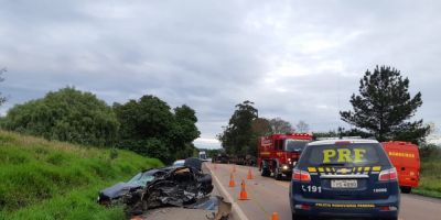 Mulher morre e outras quatro pessoas ficam feridas em acidente na BR-290 em Eldorado do Sul