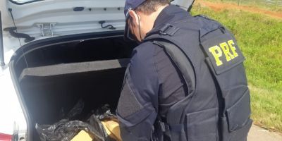 PRF prende traficante com quase 30 quilos de maconha na BR-116 no RS