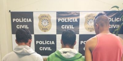 Suspeitos de furto e receptação são presos pela Polícia Civil em Cristal 