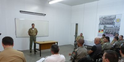 Comandante do CRPO/Sul reúne-se com oficiais em Pelotas