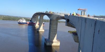 Dnit inicia instalação de vigas de viaduto da nova ponte do Guaíba