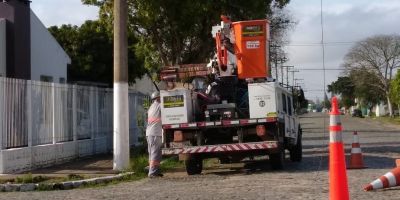 Rompimento de cabo deixa camaquenses sem luz na manhã desta quinta