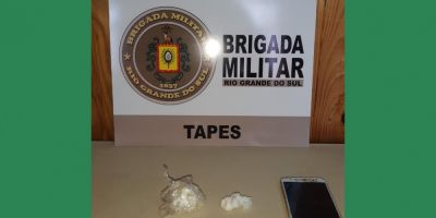 Trio é preso em Tapes por tráfico de drogas; um deles descumpria prisão domiciliar