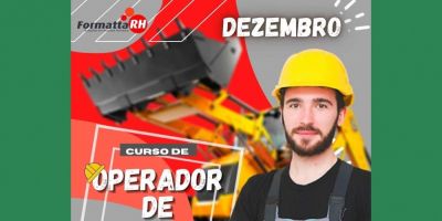 Inscrições abertas para curso de Operador de Retroescavadeira em Camaquã