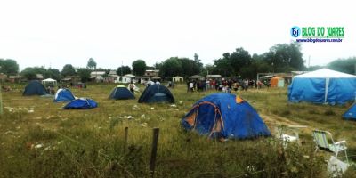 Ocupação de área pública no bairro Getúlio Vargas: problema que já se arrasta há 6 dias em Camaquã