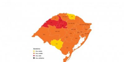 Região de Camaquã segue em bandeira laranja no mapa preliminar do Distanciamento Controlado