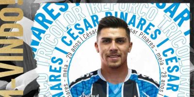 REFORÇO! Conheça César Pinares novo jogador do Grêmio