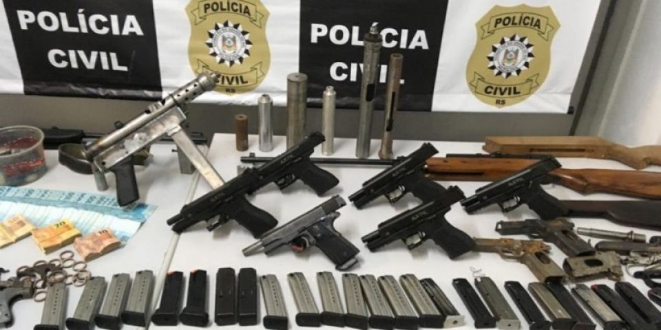 Fábrica clandestina de armas é fechada no RS
