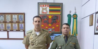 Comandante do CRPO/Sul despede-se de oficial transferido para o 4º BPM