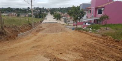 Rua Boaventura Soares recebe pavimentação em Camaquã