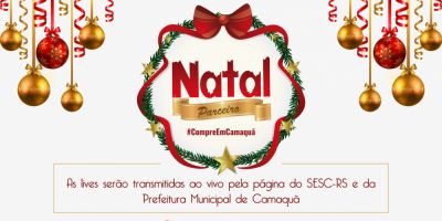 Começa nesta terça live show Natal Parceiro em Camaquã