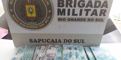 Brigada Militar prende mulher com mais de cento e dez mil reais em notas falsificadas no RS