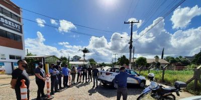 Agentes de trânsito e da Brigada MIlitar de Camaquã participam de curso de capacitação 