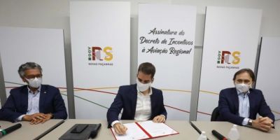 Governador assina decreto que fortalece medidas de incentivo à aviação regional