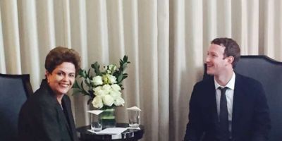 Dilma anuncia parceria com o Facebook